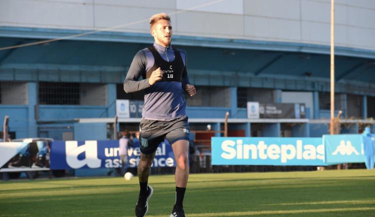 Imagen de Racing sufre la baja de Gonzalo Piovi