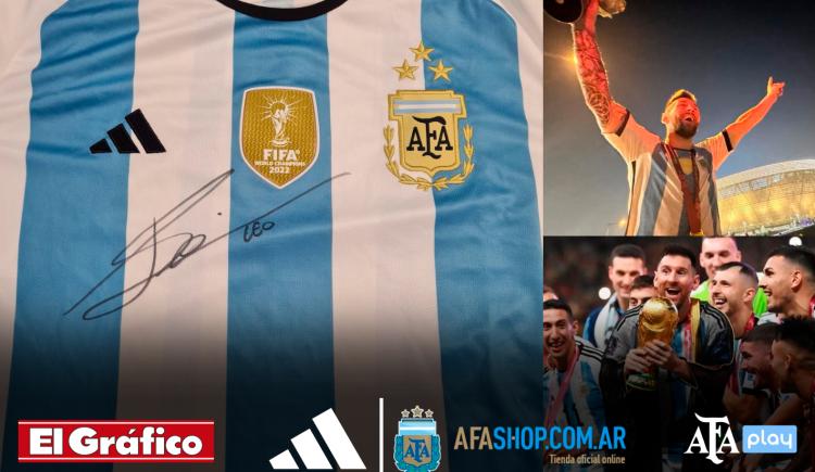 Imagen de Regalo Mundial: ganate una camiseta firmada por Lionel Messi