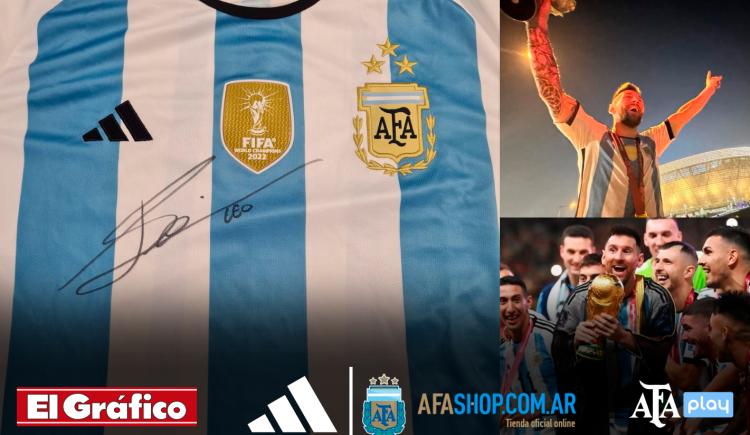 Imagen de Regalo Mundial: ganate una camiseta firmada por Lionel Messi