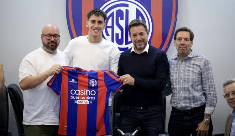 Imagen de Las primeras palabras de Rodrigo Auzmendi como jugador de San Lorenzo