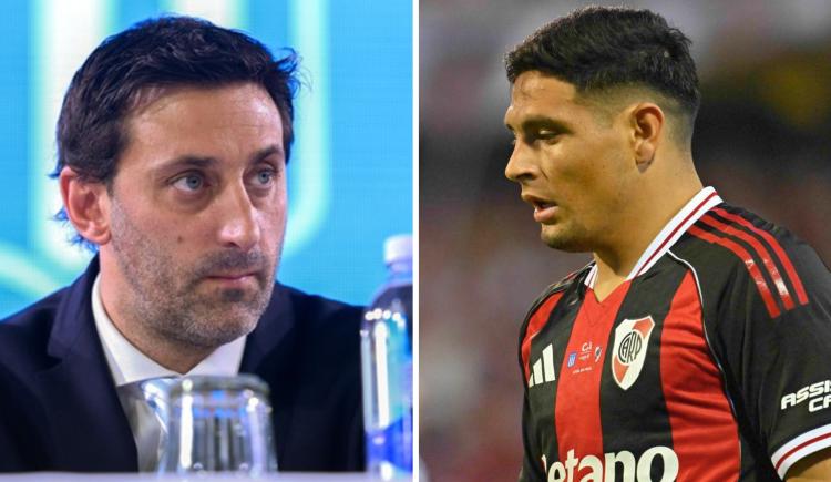 Imagen de Salas apuntó contra Diego Milito tras el Racing - River