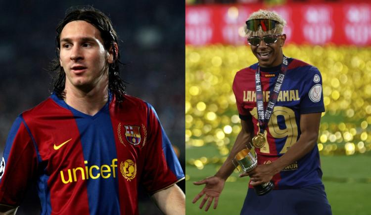 Imagen de El sorprendente récord de Messi que le arrebató Lamine Yamal