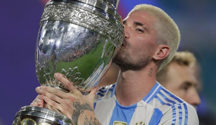 Imagen de Rodrigo De Paul, en profundidad tras ganar la Copa América