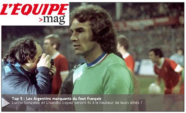 Imagen de L'Equipe y los mejores argentinos en Francia