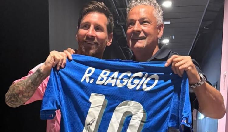 Imagen de Las palabras de Lionel Messi en su encuentro con una leyenda