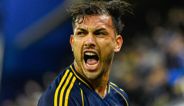 Imagen de Video: Era un golazo de Paredes y la empujó Merentiel para el 1-0 de Boca frente a Cruzeiro