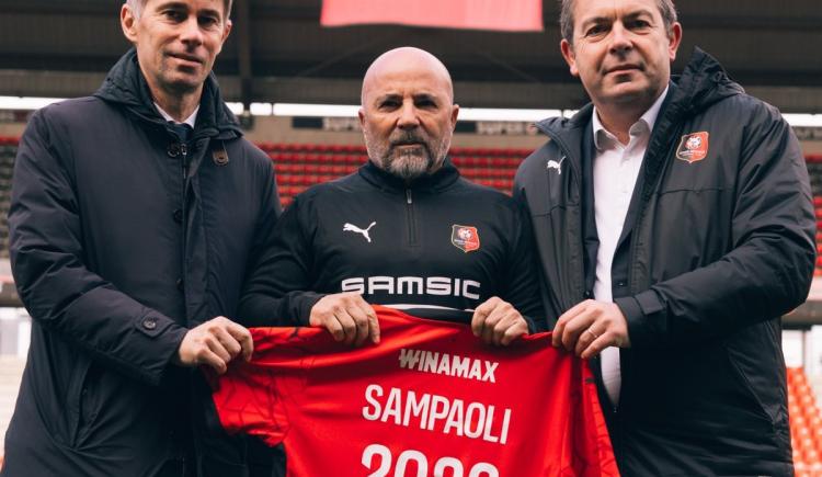 Imagen de Sampaoli fue presentado en Rennes y habló de su plan para sacar al equipo del fondo de la tabla