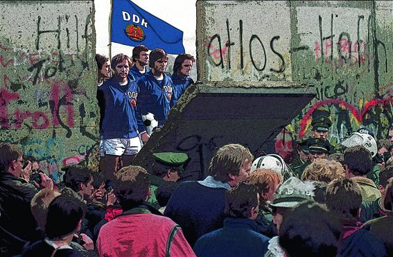 Imagen de El fútbol antes de la caída del Muro de Berlín