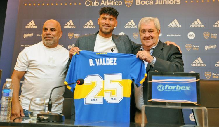 Imagen de Boca Juniors: Bruno Valdez fue presentado en sociedad