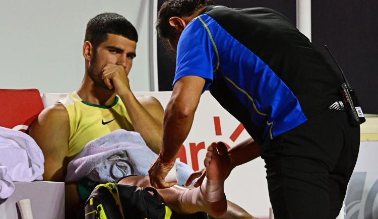Imagen de Carlos Alcaraz se retiró del ATP de Río