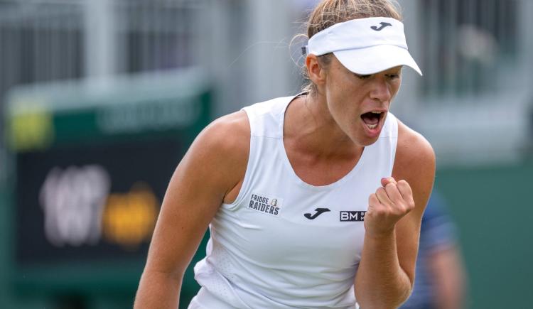 Imagen de Solana Sierra alcanzó los octavos de final y sigue haciendo historia en Wimbledon