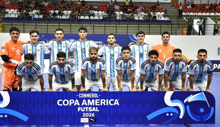 Imagen de Argentina quedó a las puertas del título en la Copa América de Futsal