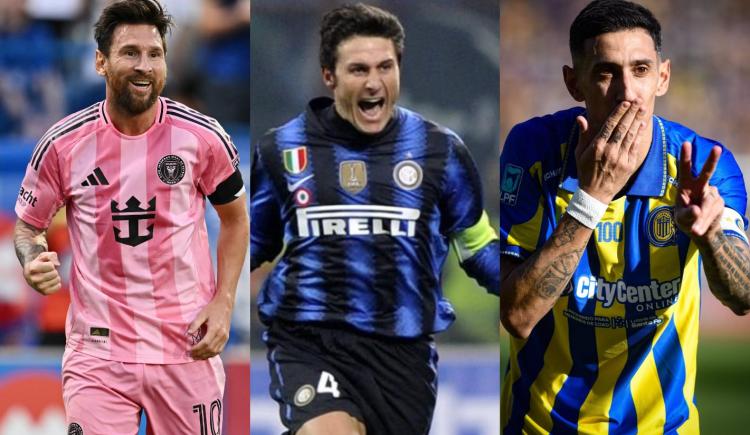 Imagen de El selecto club de los mil: Ángel Di María alcanzó una cifra histórica y se metió en la leyenda del fútbol argentino