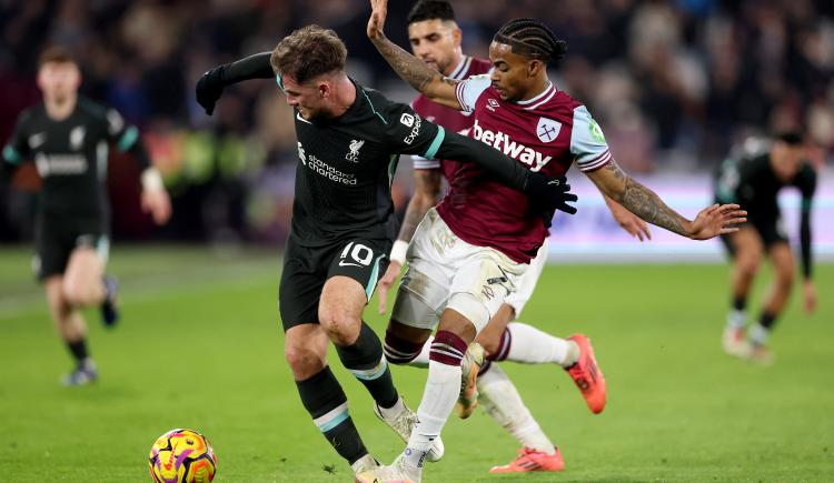 Imagen de La cifra redonda que alcanzó Alexis Mac Allister en Liverpool
