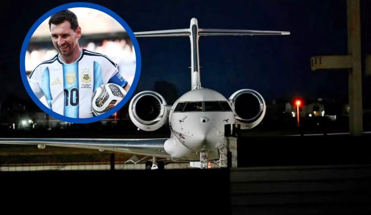 Imagen de El reposo del capitán: Messi llegó al país