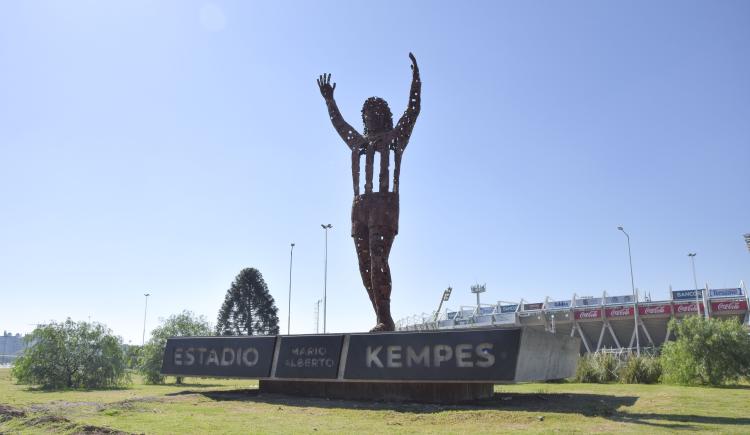 Imagen de Mario Kempes, con estatua propia en Córdoba