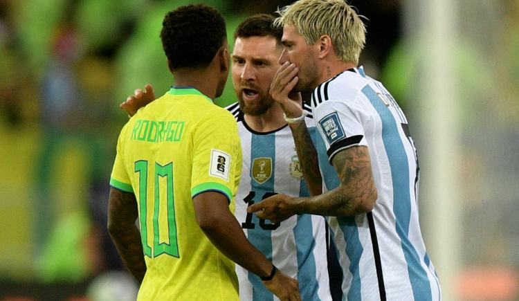 Imagen de El picante cruce entre Messi y Rodrygo