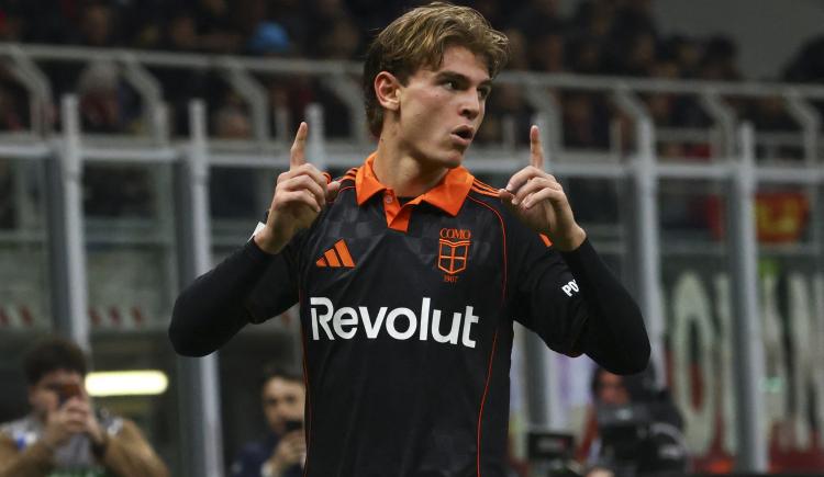 Imagen de Nico Paz aprovechó un regalo y le convirtió a Milan