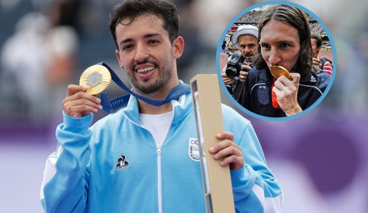 Imagen de Felicitación de Oro: Lionel Messi saludó al Maligno Torres tras su hazaña en París 2024