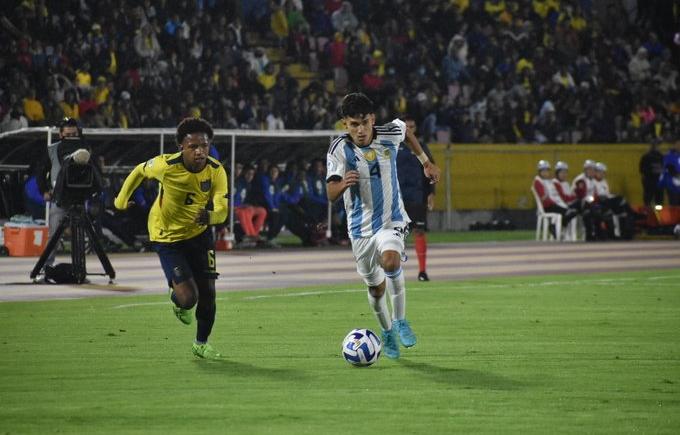 Imagen de Sudamericano Sub17: Argentina cayó ante Ecuador