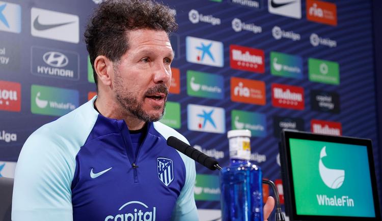 Imagen de Firme condena de Simeone al racismo contra Vinícius Jr.