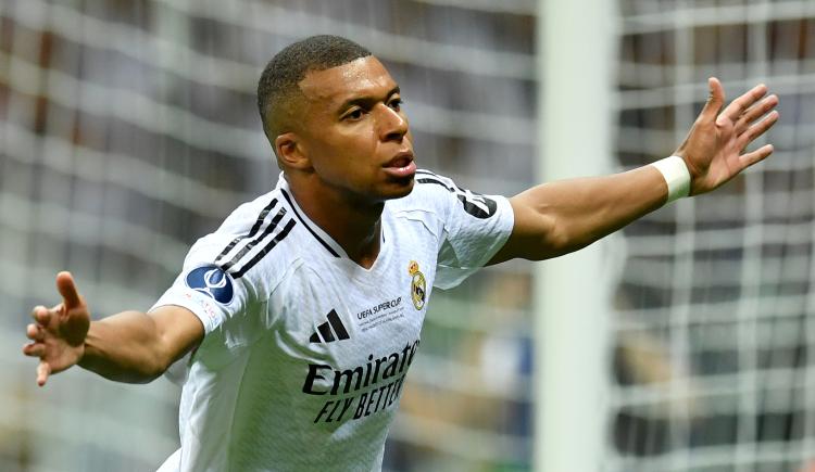 Imagen de Con un gol de Kylian Mbappé, Real Madrid gritó campeón en la Supercopa de Europa
