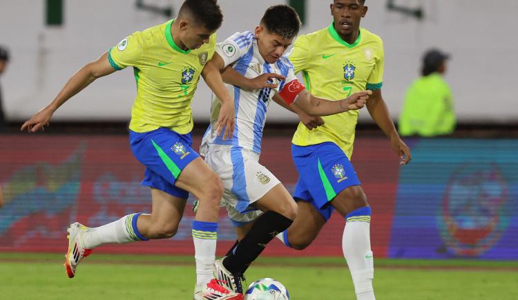 Imagen de Brasil se lo empató a Argentina y el Sudamericano Sub 20 no tiene dueño