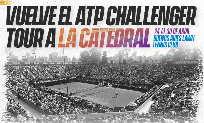 Imagen de Diez años después habrá un Challenger en el Buenos Aires Lawn Tennis