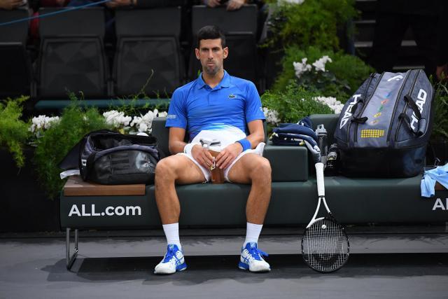 Imagen de Novak Djokovic y el esfuerzo de su equipo por esconder su bebida secreta