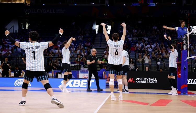 Imagen de Argentina cerró su paso por Serbia con un triunfazo ante Cuba