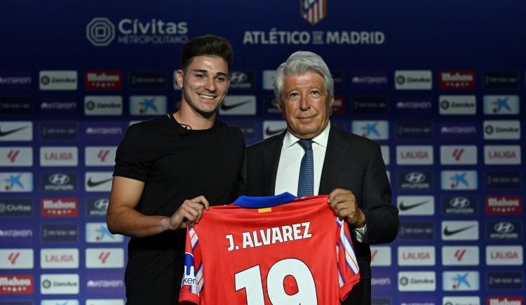 Imagen de El presidente de Atlético de Madrid aclaró el futuro de Julián Álvarez