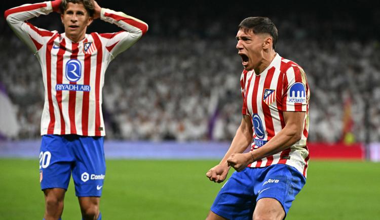 Imagen de El golazo de Molina no le alcanzó a Atlético de Madrid, que perdió 3-2 el clásico
