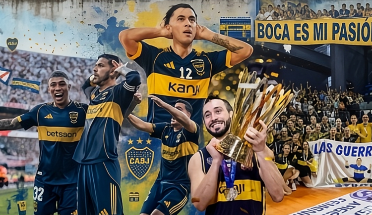 Imagen de Finde teñido de azul y oro