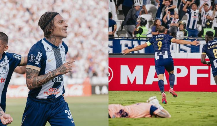 Imagen de La increíble marca que lograron Paolo Guerrero y Hernán Barcos ante Talleres