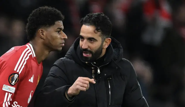 Imagen de Fuerte interna en Manchester United: Ruben Amorim apuntó contra Marcus Rashford