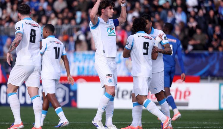 Imagen de Balerdi abrió la goleada de Olympique de Marsella en la Copa de Francia