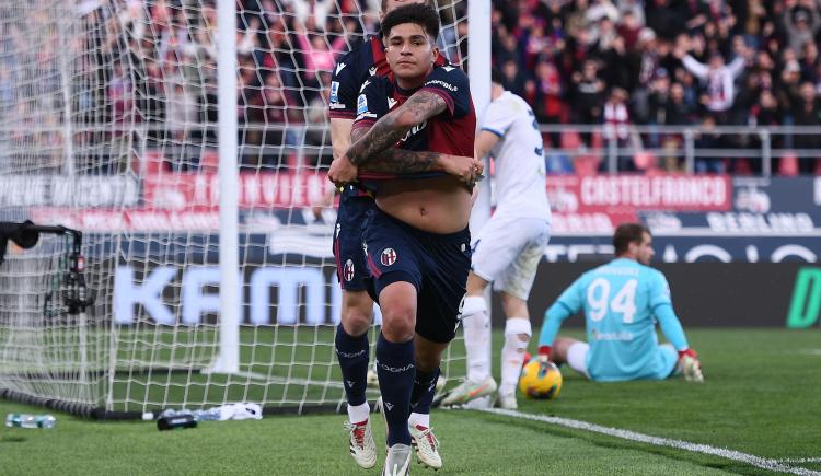 Imagen de Gol de Selección: Santiago Castro anotó en el triunfo de Bologna