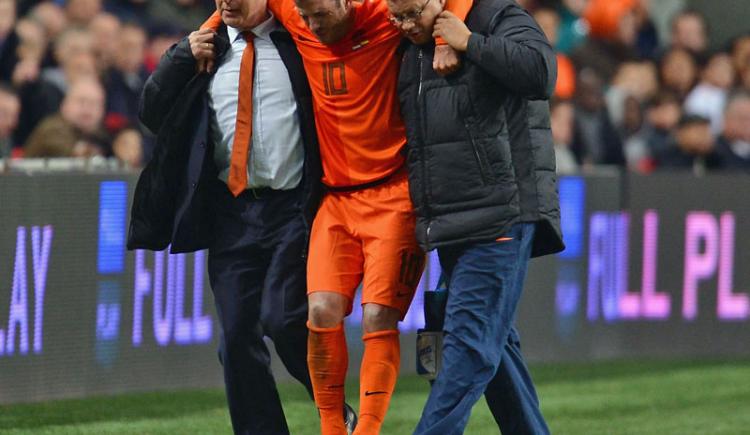 Imagen de Holanda pierde a Van der Vaart por una lesión muscular