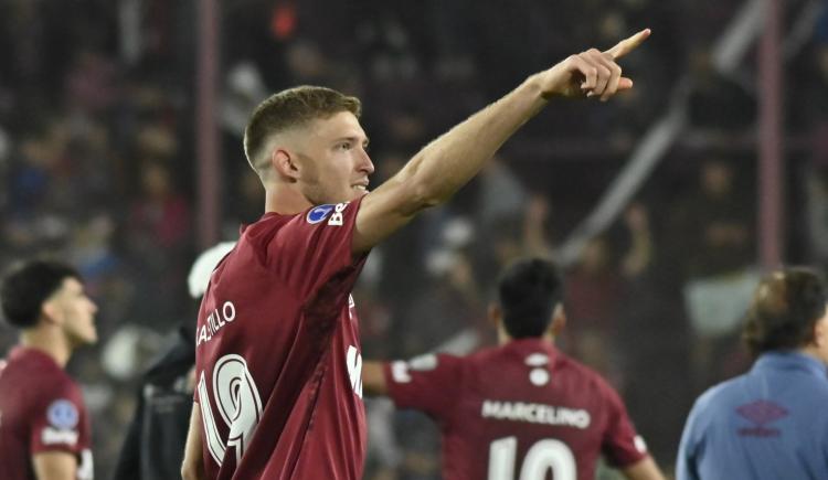 Imagen de La bronca del goleador de Lanús con los jugadores de U de Chile
