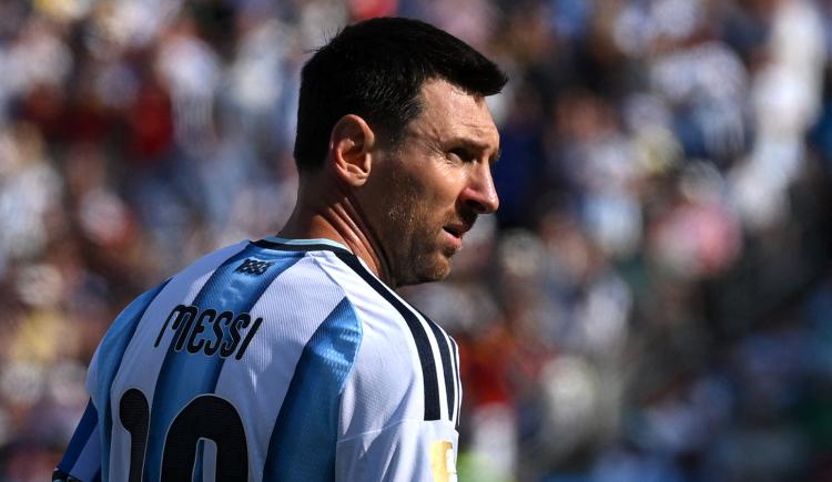 Imagen de Lionel Messi anunció su retiro de la Selección Argentina