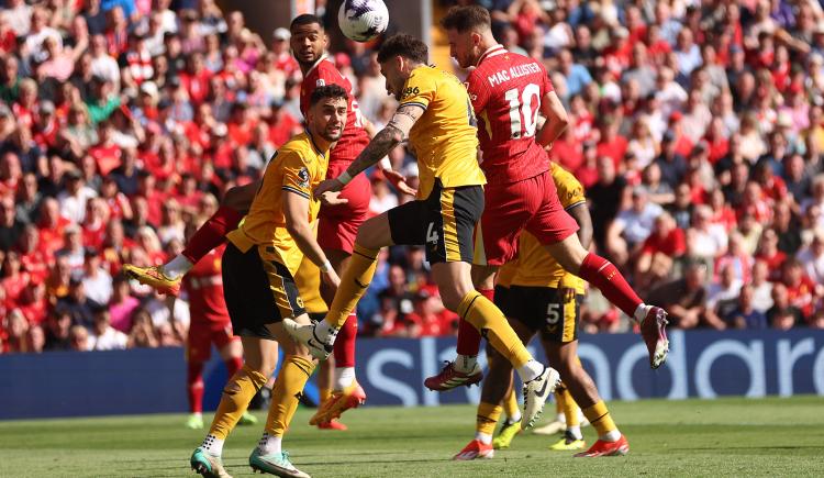 Imagen de Gol de Alexis Mac Allister en la despedida de Jürgen Klopp