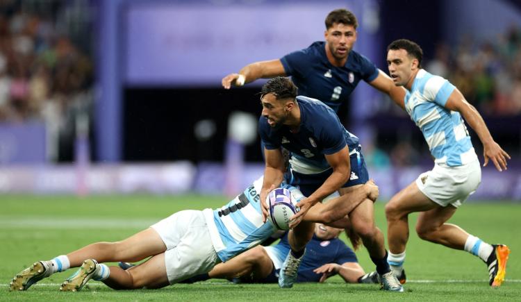 Imagen de Los Pumas 7s cayeron ante Francia y se quedaron sin medalla