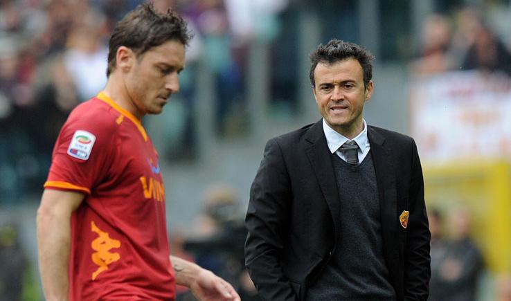 Imagen de Francesco  Totti, otro peso pesado que discutió con Luis Enrique cuando dirigía a la Roma