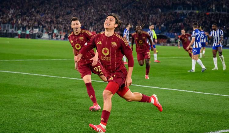 Imagen de Los grandes números de Paulo Dybala con la camiseta de la Roma