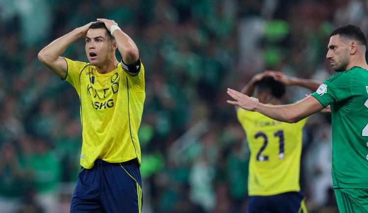 Imagen de Pésimo arranque de 2026 para Cristiano Ronaldo: erró un gol insólito y el Al Nassr perdió su largo invicto