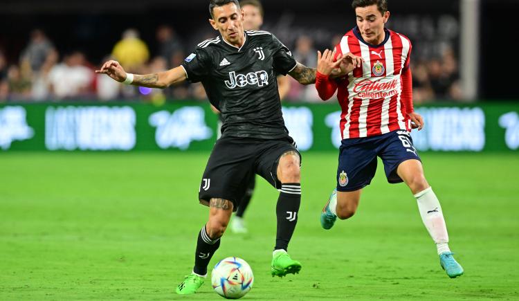 Imagen de Juventus, con el debut de Ángel Di María, derrotó a Chivas de Guadalajara