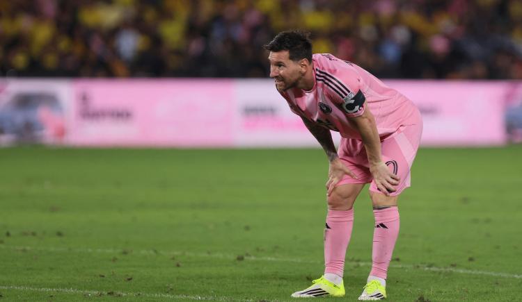 Imagen de Oficial: Inter Miami confirmó que Messi está lesionado