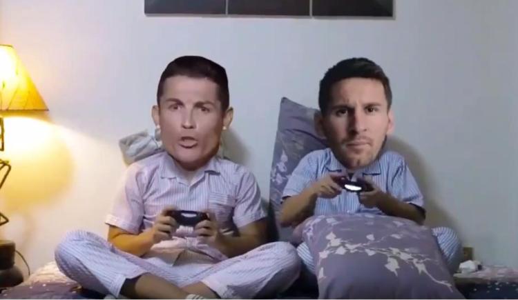 Imagen de Messi y Ronaldo, amigos inseparables en una genial parodia de Friends