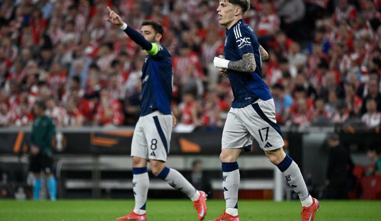 Imagen de El Manchester United de Garnacho goleó a Athletic Club y acaricia la final de la Europa League