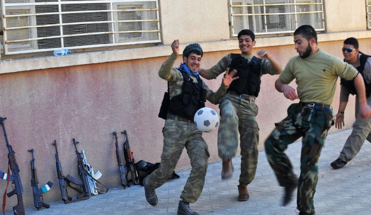 Imagen de Más que mil palabras (sobre el fútbol en Siria): La pausa